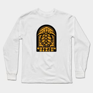 Boynton Beach Florida Sea Turtle Long Sleeve T-Shirt